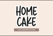 Homecake Font Poster 1