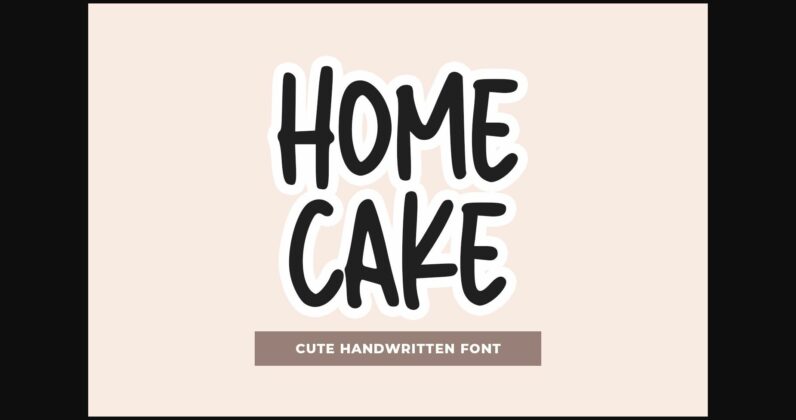 Homecake Font Poster 1
