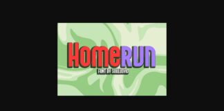 Homerun Font Poster 1