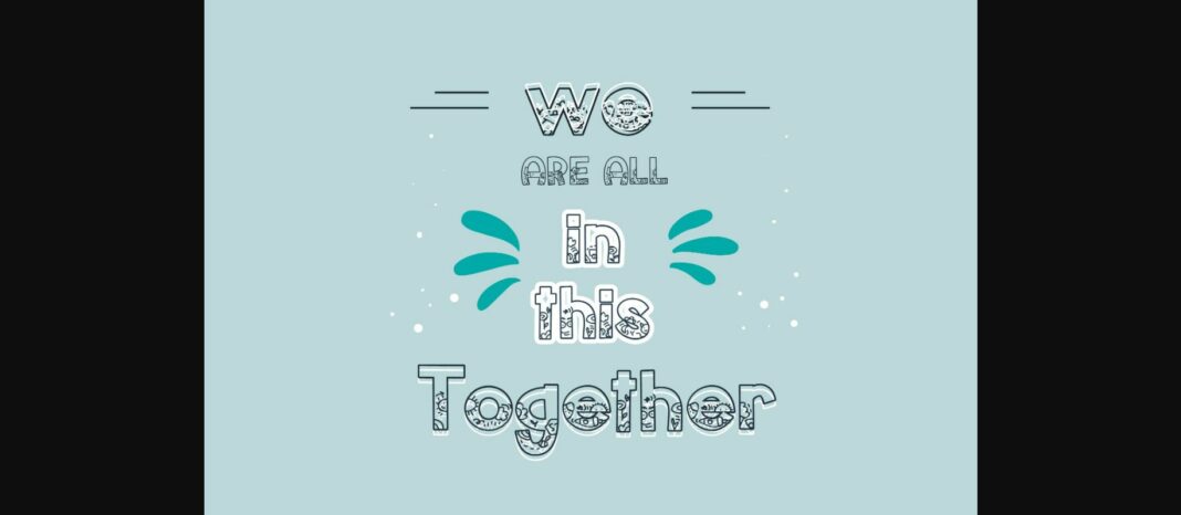 Homeschool Doodle Font Poster 4
