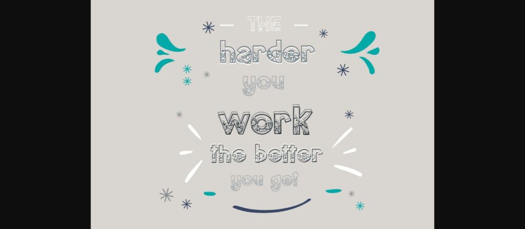Homeschool Doodle Font Poster 5
