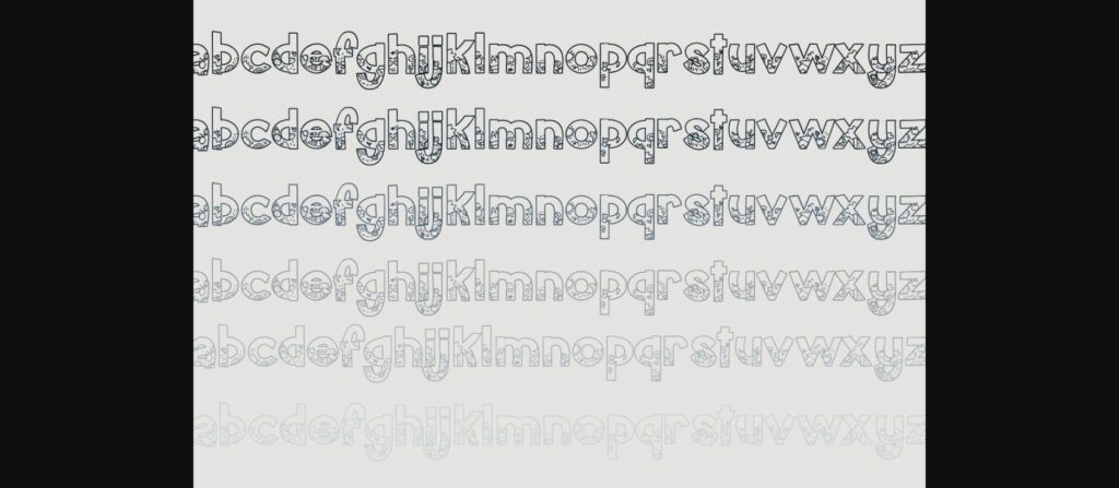 Homeschool Doodle Font Poster 7