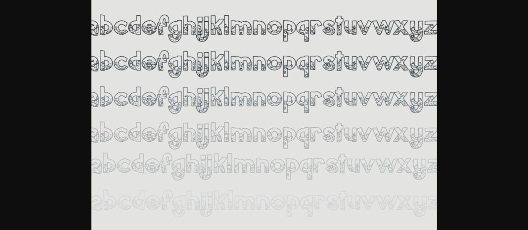 Homeschool Doodle Font Poster 7