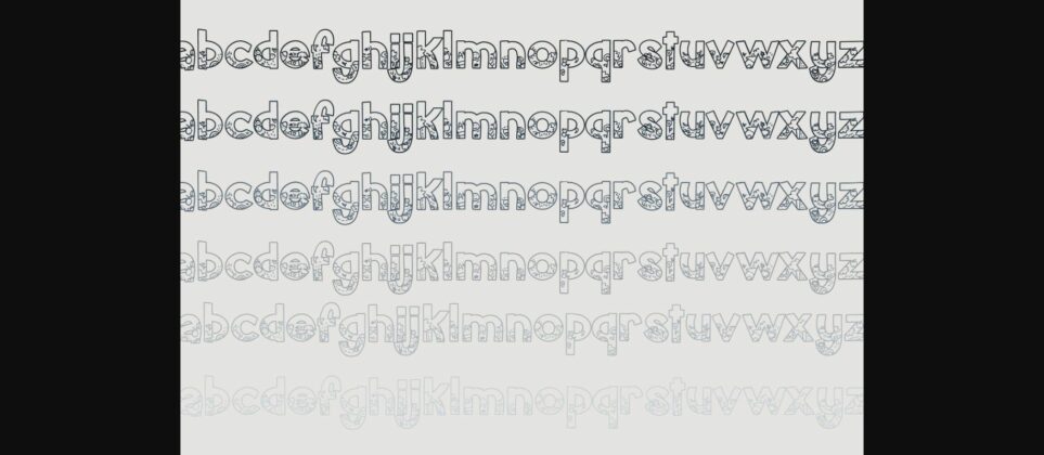 Homeschool Doodle Font Poster 7