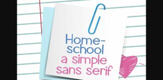 Homeschool Font Poster 1