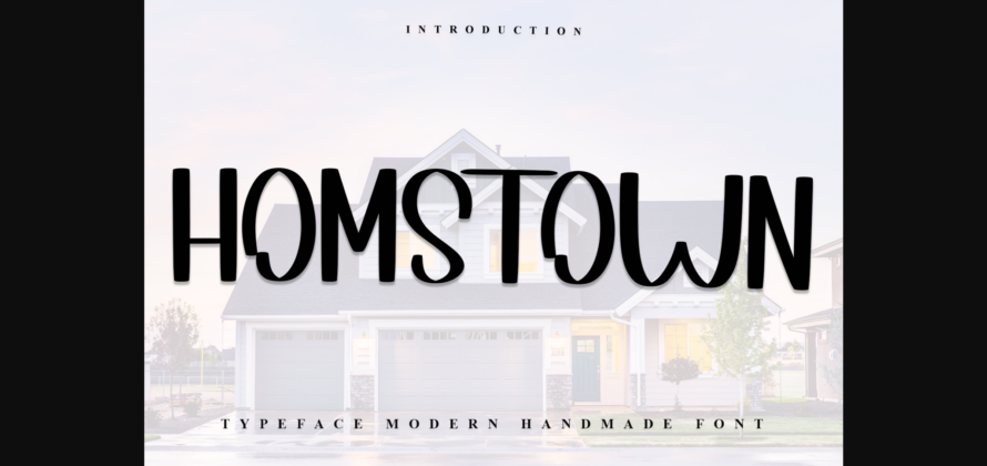 Hometown Font Poster 3