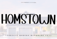 Hometown Font Poster 1