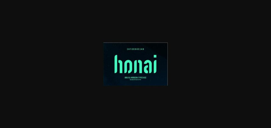 Honai Font Poster 3