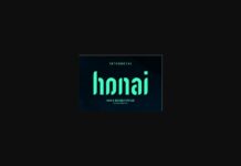 Honai Font Poster 1