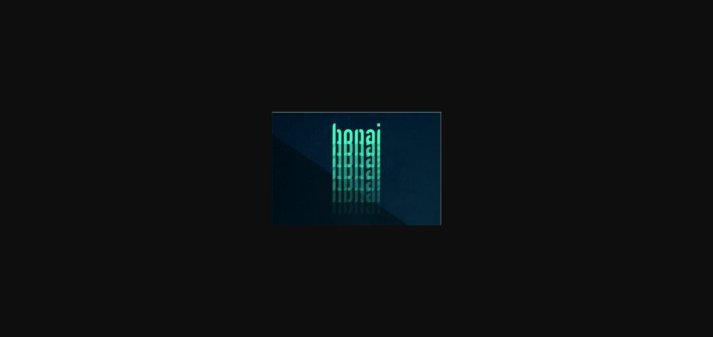 Honai Font Poster 4