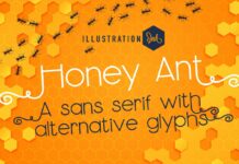 Honey Ant Font Poster 1