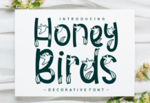 Honey Birds Font Poster 1