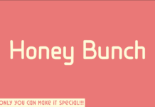 Honey Bunch Font Poster 1