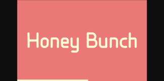 Honey Bunch Font Poster 1