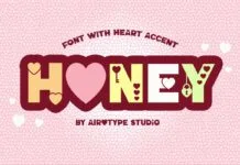 Honey Font Honey Font Poster 1