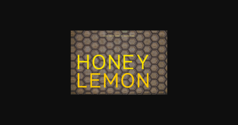 Honey Lemon Font Poster 1