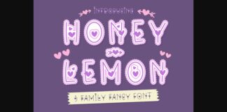 Honey-Lemon Font Poster 1