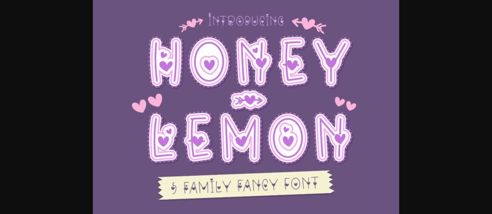 Honey-Lemon Font Poster 1