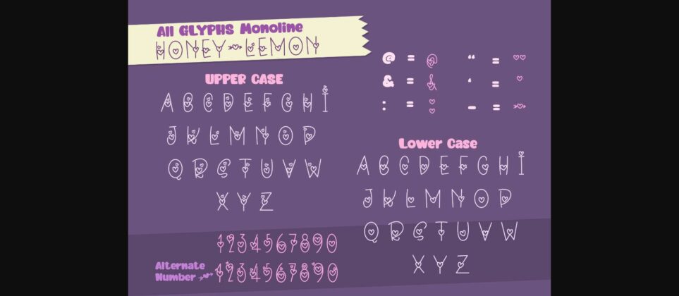 Honey-Lemon Font Poster 10