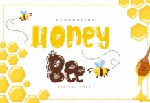 Honeybee Font Poster 1