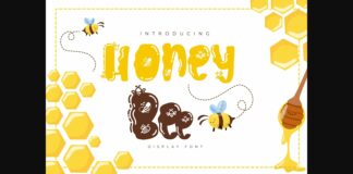 Honeybee Font Poster 1