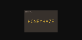 Honeyhaze Font Poster 1