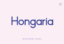 Hongaria Font Poster 1
