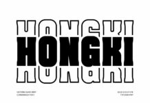 Hongki Font Poster 1