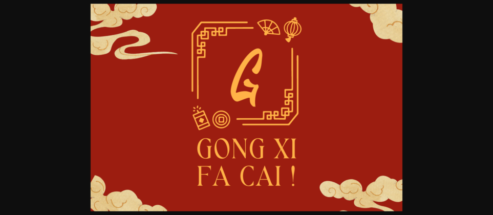 Honse Chinese Monogram Font Poster 5