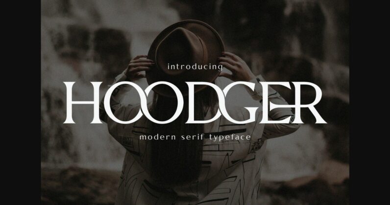 Hoodger Font Poster 3