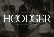 Hoodger Font Poster 1