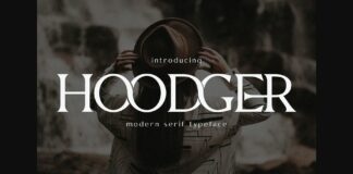 Hoodger Font Poster 1