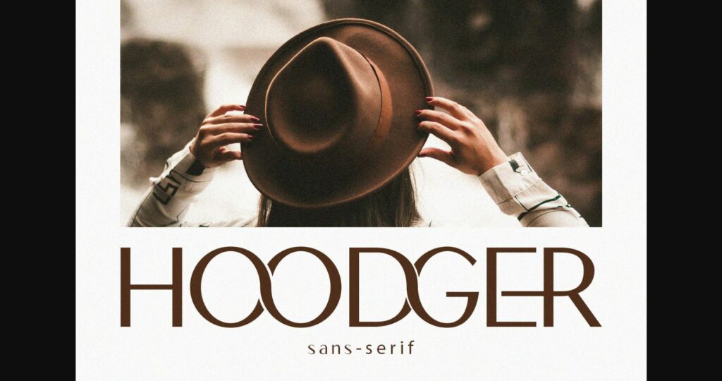 Hoodger Font Poster 3