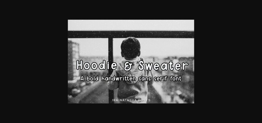 Hoodie & Sweater Font Poster 3