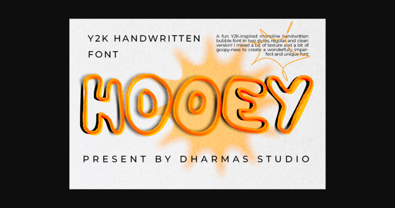 Hooey Font Poster 3