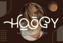 Hoogy Font Poster 1