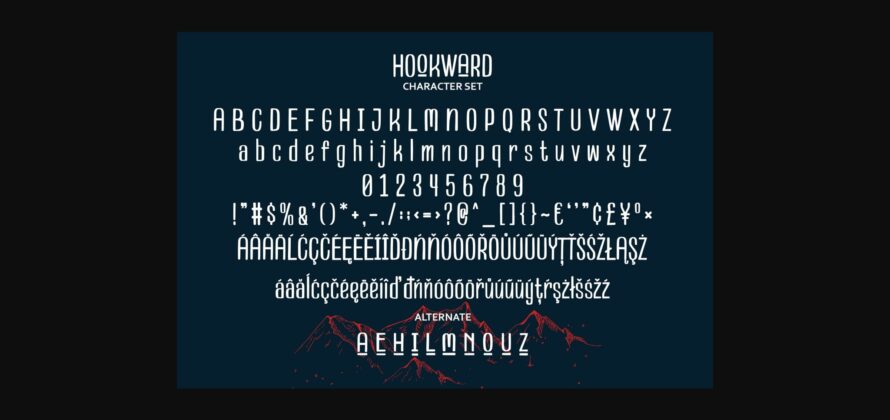 Hookward Font Poster 6