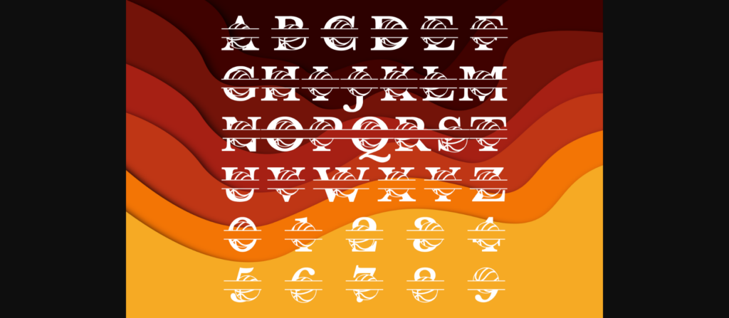Hoop Font Poster 4