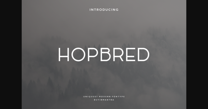 Hopbred Font Poster 3