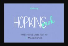 Hopkins Park Font Poster 1