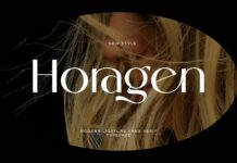 Horagen Font Poster 1