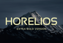 Horelios Extra Bold Font Poster 1