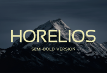 Horelios Semi-Bold Font Poster 1