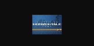 Horizontale Font Poster 1