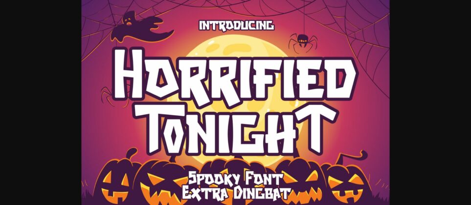 Horrified Tonight Font Poster 3