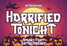 Horrified Tonight Font Poster 1