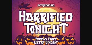 Horrified Tonight Font Poster 1