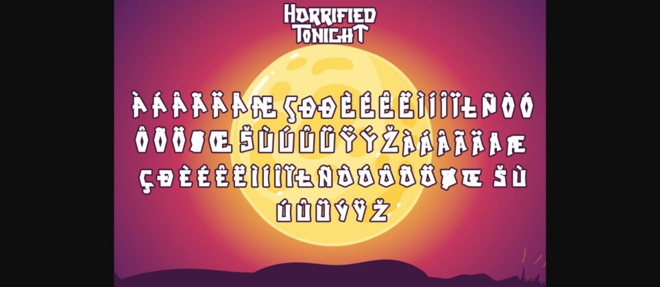 Horrified Tonight Font Poster 10