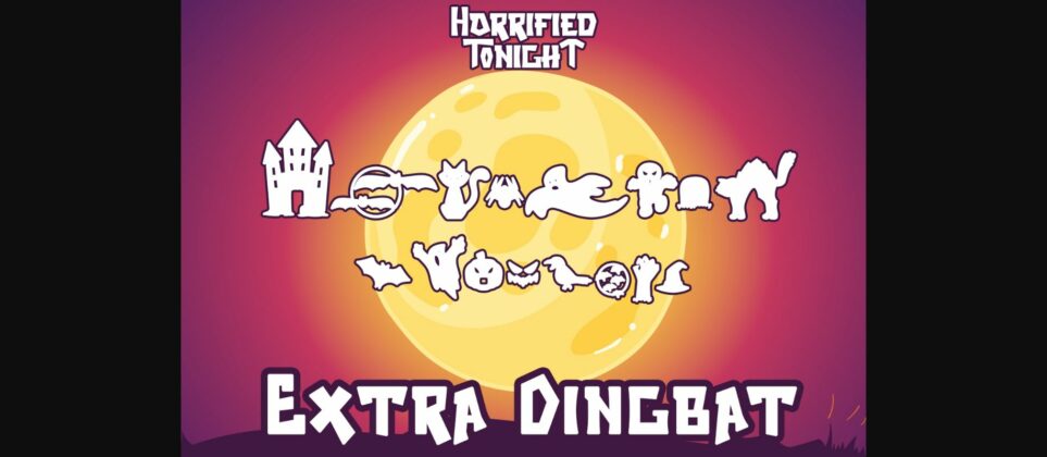 Horrified Tonight Font Poster 11