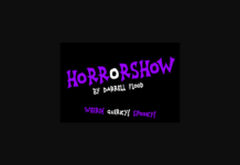 Horrorshow Font Poster 1